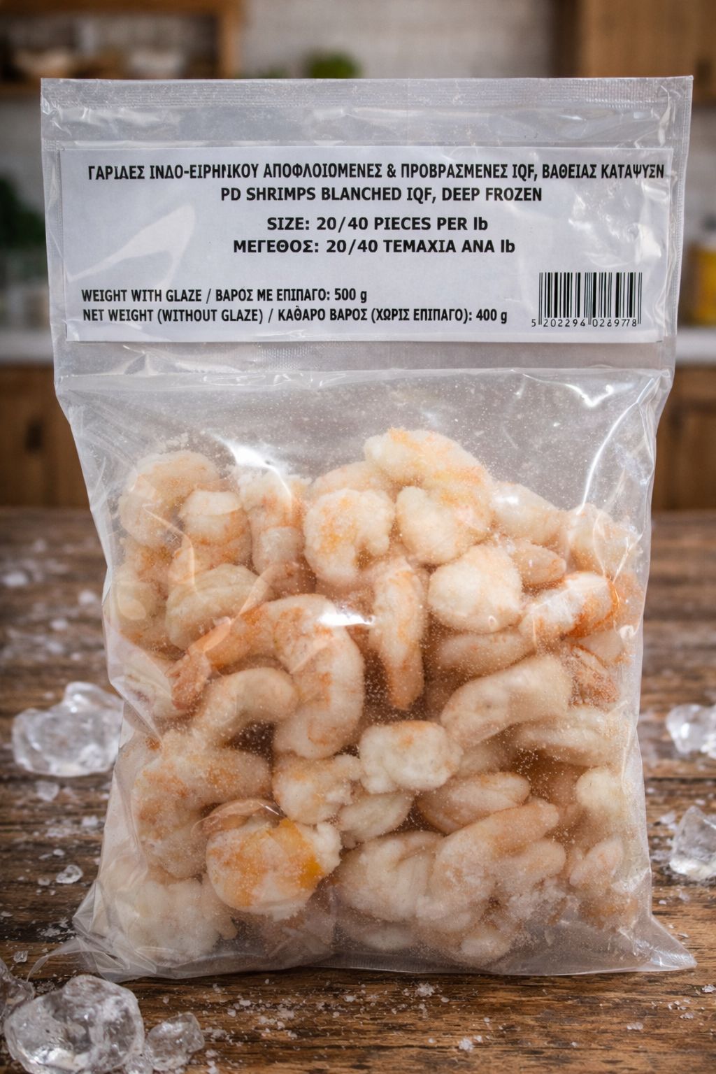 Creveti pd M iqf 20 per 40 400gr 20 400 gr per bax